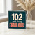 102nd Birthday Card, Funny 102 and Fabulous Birthday Card