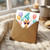 4th Birthday Card, Giraffe Jungle Balloon Card