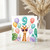 9th Birthday Card, Cute Giraffe with Balloons