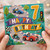 7th Birthday Card, Racing Cars Happy Birthday