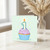 1st Birthday Card, Cute Cupcake with Number 1 Candle