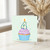 4th Birthday Card, Cute Cupcake Candle Design