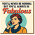 You'll Never Be Normal But You'll Always Be Fabulous Funny Birthday Card - Retro Humour Greeting for Her, Friend, Sister, Women