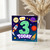 3rd Birthday Card, Space Themed Cute Rocket and Planets Today Card