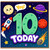 10th Birthday Card, Space Themed Today Yay