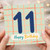 11th Birthday Card, Happy Birthday Card for 11 Year Old