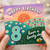 8th Birthday Card, Happy Birthday Have a Lovely Day Card with Cute Sun, Flowers and Bee