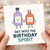 Funny Birthday Card - Get Into the Birthday Spirit - Cute Bottle Characters Pun Humour for Friends, Family or Colleagues