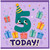 5th Birthday Card, Today! Cute Number 5 Birthday Card