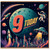 9th Birthday Card, Space Theme 9 Today Card