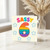 6th Birthday Card, Sassy Rainbow Pop It Design