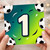 1st Birthday Card, Soccer Football Theme