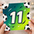 11th Birthday Card, Soccer Ball Design