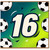 16th Birthday Card, Soccer Ball Design