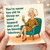 Funny Birthday Card for Her - You're Never Too Old to Throw On Some Leopard Skin and Be Bloody Fabulous - Leopard Print Lady with Champagne - Humorous Card for Mum, Nan, Aunt or Friend