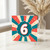 6th Birthday Card, Retro Sunburst Number 6 Card