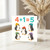 Age 5 Birthday Card for Kids - Cute Penguins in Woolly Hats, 4 + 1 = 5 Design - Fun Fifth Birthday Maths Theme - Child's 5th Card for Boy or Girl