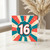 16th Birthday Card, Retro Starburst Design