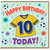 10th Birthday Card, Football Soccer Shirt Design, Happy Birthday Today