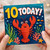 10th Birthday Card, Under the Sea Crab Card