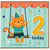 2nd Birthday Card, Cute Cat on Swing Today