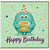 5th Birthday Card, Cute Monster Happy Birthday Card