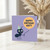Funny Auntie Birthday Card - 'Happy Birthday Anty' Cute Ant with Party Hat and Balloon - Pun Card for Aunty/Aunt - Humour Greeting