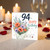 94th Birthday Card, Happy 94th Birthday Floral Bouquet Card
