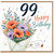 99th Birthday Card, Happy Birthday Floral Bouquet Card