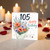 105th Birthday Card, Floral Happy Birthday Card With Love