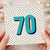 70th Birthday Card