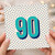 90th Birthday Card