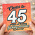 45th Birthday Card, Cheers to 45 Years of Being Fucking Awesome Card
