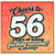 56th Birthday Card, Cheers to 56 Years of Being Awesome