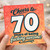 70th Birthday Card, Cheers to 70 Years of Being Awesome Card