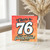 76th Birthday Card, Cheers to 76 Years of Being Awesome, Funny 76 Birthday Card