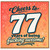 77th Birthday Card, Cheers to 77 Years of Being Fucking Awesome