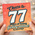 77th Birthday Card, Cheers to 77 Years of Being Fucking Awesome