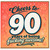 90th Birthday Card, Cheers to 90 Years of Being Fucking Awesome Funny Birthday Card