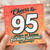 95th Birthday Card, Cheers to 95 Years of Being Fucking Awesome