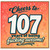 107th Birthday Card, Funny 107 Years of Being Awesome Birthday Card