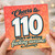 110th Birthday Card, Cheers to 110 Years of Being Awesome Funny Birthday Card