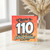 110th Birthday Card, Cheers to 110 Years of Being Awesome Funny Birthday Card