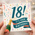 18th Birthday Card, It's Your Birthday Celebration Card