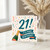 21st Birthday Card, - It's Your Birthday Champagne Celebration Card