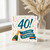 40th Birthday Card, It's Your Birthday Celebration Card with Confetti and Champagne Bottle