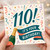 110th Birthday Card, It’s Your Birthday Celebration Card