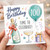 100th Birthday Card, Happy Birthday Time to Celebrate Party Card