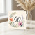 90th Birthday Card, Floral Wreath Design