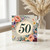50th Birthday Card, Floral Design